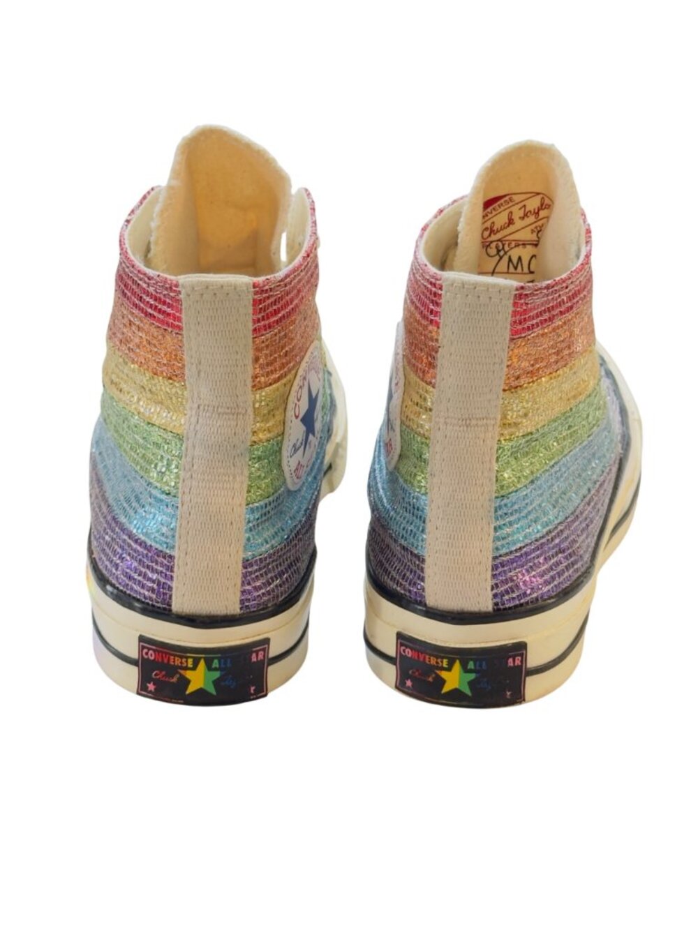 Miley Cyrus x Converse 70 Hi 'Pride' Chuck Taylor All Star High-Top Sneakers Uni - Picture 5 of 9